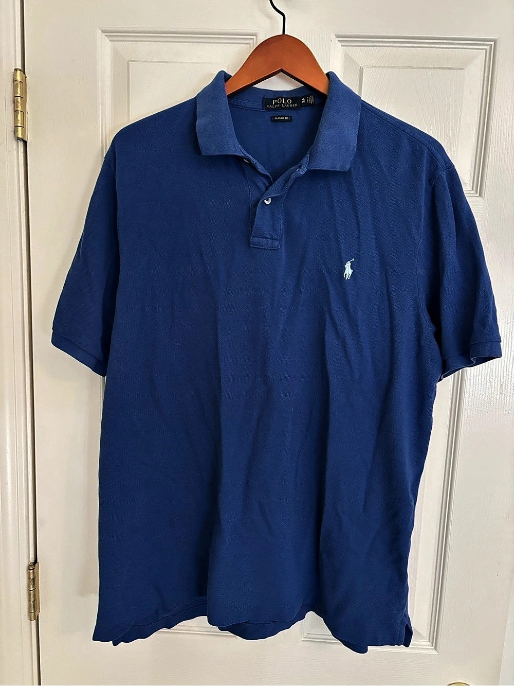 Polo Ralph Lauren Classic Fit Polo Shirt in Blue Size XL